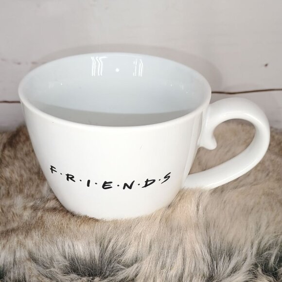 Friends Central Perk White Large Ceramic Big Cup Coffee Mug 24oz Cereal Bowl - Picture 2 of 4